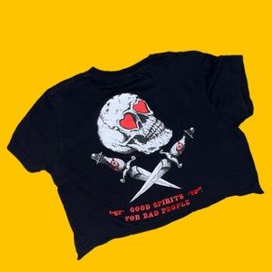 Skull crop top